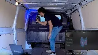 EinScan HX Van Interior Laser & Structured Light 3D Scan