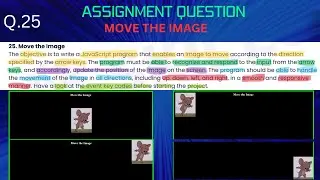 Move the Image || assignment question no. 25 || using html css and js