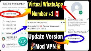 How to make Virtual Canada 🇨🇦 Whatsapp number & TextNow USA number kaise banaye