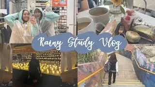 foxy diary 🍰 rainy season: study cafe, candlelight studio ghibli ochestra