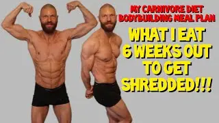 WHAT I EAT IN A DAY on the CARNIVORE DIET | 6 Weeks Out from IDFA Natural Bodybuilding Competition