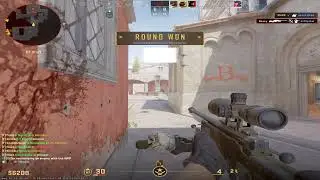No scoping a hacker for game winner CS2