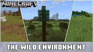 THE WILD ENVIRONMENT | Аддон на новую генерацию мира в майнкрафт бедрок 1.21+!!!
