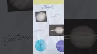 project work on planets || planets project class 1,2,3 || planets pictures pasting