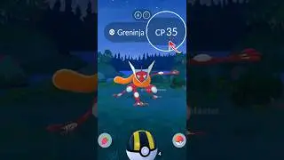 When I got Wild GRENINJA with 35 Cp in Pokemon GO.