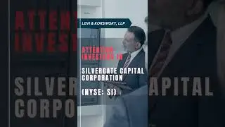 28.02% Collective Loss | SI STOCK NEWS | Silvergate Capital Corp Securities Class Action Lawsuit #SI