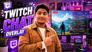 How to Show your Twitch Chat Overlay in your Live Stream! (OBS & Streamlabs)