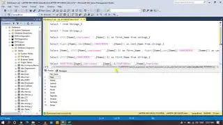 SQL Text Function  :  Split First Name, Middle Name and Last Name | In Hindi