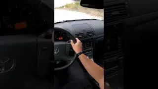 2003 TOYOTA AVENSIS II POV #toyotaavensis #drivepov