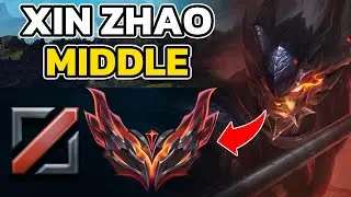 XIN ZHAO MIDDLE GRANDMASTER GAMEPLAY, LOL OFF-META BUILD/GUIDE, HOW TO PLAY XIN ZHAO MIDDLE