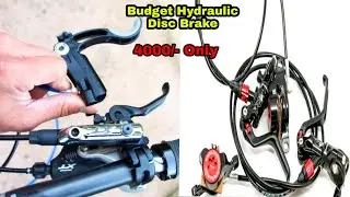 Logon hydraulic disc brake for MTB cycle. Best budget hydraulic disc brake for Stunt Riding#mtb