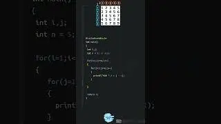 Number pattern programs in less than 60 seconds 