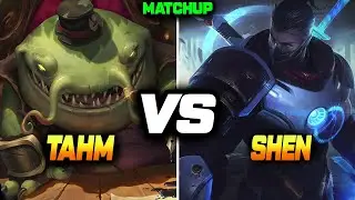 2 LEVEL SHEN vs TAHM KENCH - League Of Legends