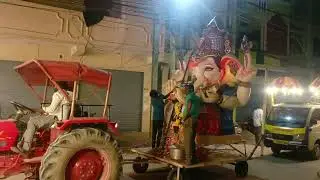 Ganesh immersion in Venkateswar nagar coloney, chintal Hyderabad
