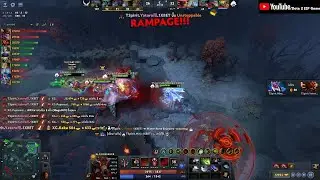 Yatoro Bloodseeker RAMPAGE GOD Team SPIRIT vs XTREME GAMING - Dota2 #dota2 #rampage #yatoro #spirit