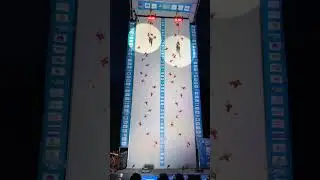Woman Wall Climbing