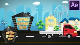 After Effects 2d Animasyon intro (MotionGraphic House)