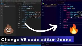 Customizing vs code theme in one click 🔥| New Theme | Trend | vs code |