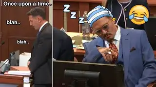 Johnny Depp Falls Asleep Listening to Amber Heard’s Lawyer