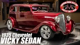 1935 Chevrolet Vicky Sedan Street Rod For Sale Vanguard Motor Sales 