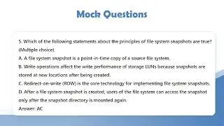 H13-624_V5.5-ENU HCIP-Storage V5.5 Exam Prep & Mock Test