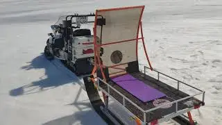 Сани складные для снегохода 
