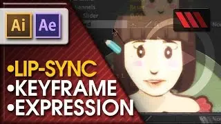 Use Adobe After Effects to lip-synch a character designed in Adobe Illustrator