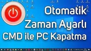 OTOMATIK PC NASIL KAPATILIR CMD KOMUTLARI PROGRAMSIZ CMD SHUTDOWN 2023