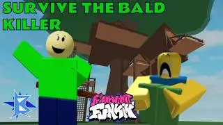 Friday Night Funkin' vs SURVIVE THE BALD KILLER AREA 51 666 67 BRAINROT Oneshot