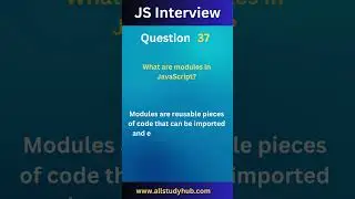 modules in javascript #allstudyhub #javascript #youtubeshorts #javascripters #motivation