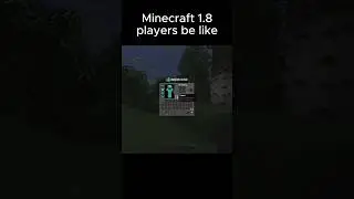 Minecraft 1.8 players be like #shorts #minecraft