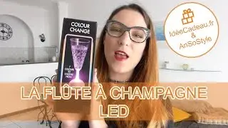 Flûte à champagne led 🎁 IdéeCadeau.fr
