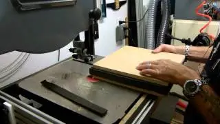 Kydex Tools: Using a Bandsaw (band saw) to cut Foam and Kydex