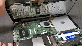 How to upgrade the RAM (memory) and HDD (storage) on an ASUS X555L laptop - disassembly