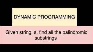 JavaScript Palindrome interview question: find all the palindromic substrings