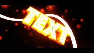 3d ORANGE INTRO TEMPLATE