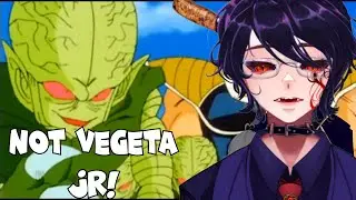 VEGETA JR NOOOOO! -  vtuber reacts to Dragon ball z abridged part one