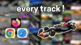 I made EVERY Formula 1 Track on this BROWSER Game! (supercut)