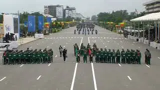 Nigerian Army at Benin Republic 66th Independent celebrations. 