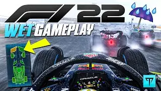 F1 22 WET GAMEPLAY! NEW WING DAMAGE, UPDATED COTA & NEW TV BROADCAST!