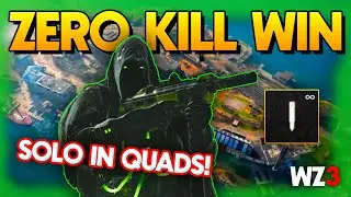 First Warzone Zero Kill Win: Finally Completed This Challenge! (Solo Rebirth Island Quads)