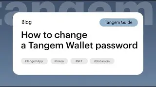 Как сменить пароль на Tangem Wallet