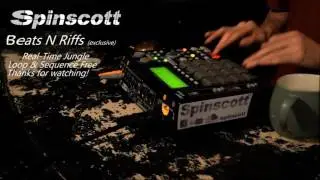 Spinscott - Beats N Riffs Exclusive (Real-Time Jungle Finger Drumming)