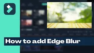 How to Add Edge Blur || Edges Blur Kaisy Karein || Filmora Tutorial || Urdu/Hindi || Connect Umer