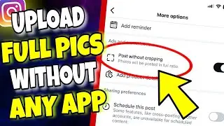 UPDATED* How to Post Full Pictures on Instagram WITHOUT Cropping/Any App