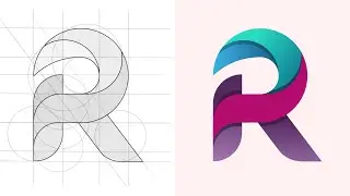 Stunning Letter R Logo Design In Pixellab - Pixellab Tutorial