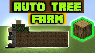 Minecraft: **IMPROVED** 1.20 Automatic Tree Farm | (NO ZERO TICK) | Easy Tutorial