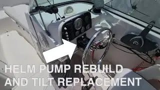 Rebuild and Fix Boat Hydraulic Helm Pump and Tilt Mechanism - Seastar Classic (HA5623)