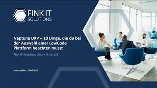 Webinar | 10 Dinge, die du bei der Auswahl einer LowCode Plattform beachten musst