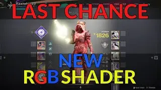 Last Chance RGB Animated Shader Going Away Soon - Fighting Colors Changes Cycles Colors Photo Finish